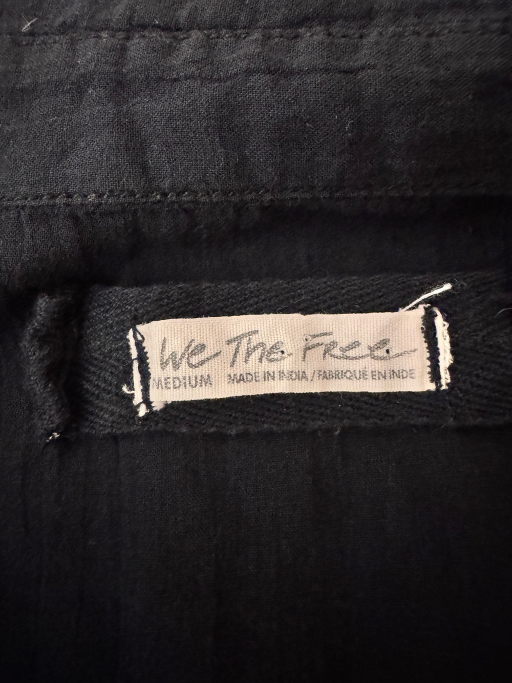 We The Free Float Away Shirt in Black - Picture 6 of 8